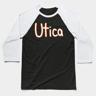 Utica Neon Baseball T-Shirt